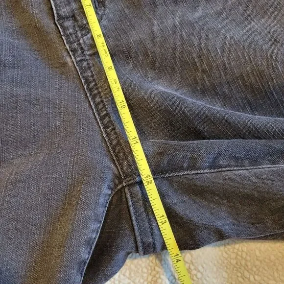 Madewell 9" High-Rise Skinny, faded black sz 34 - Picture 12 of 14